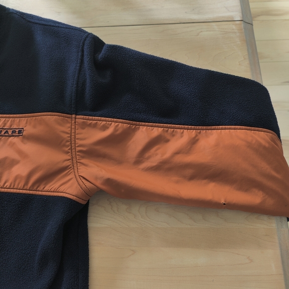 Chaps Mens Zip Up Fleece windbreaker - Picture 4 of 8